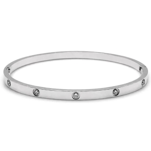 Aço Bracelete 10 Pedras