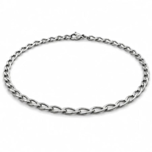 Aço Pulseira Masculina Elo 21cmx4mm