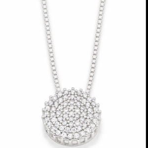 Conjunto Pavê maior em Prata 925