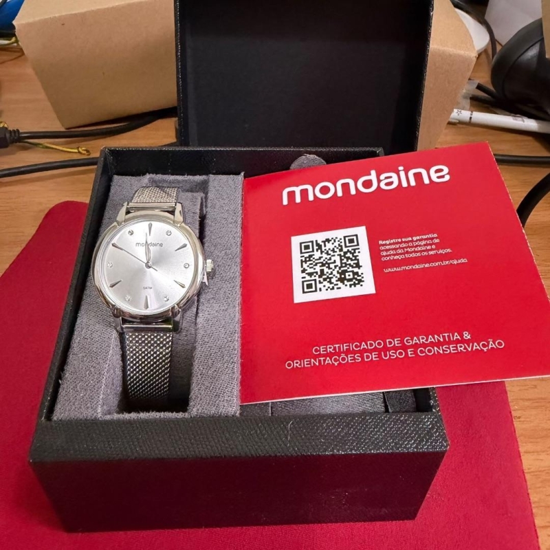 Relógio Mondaine Prata
