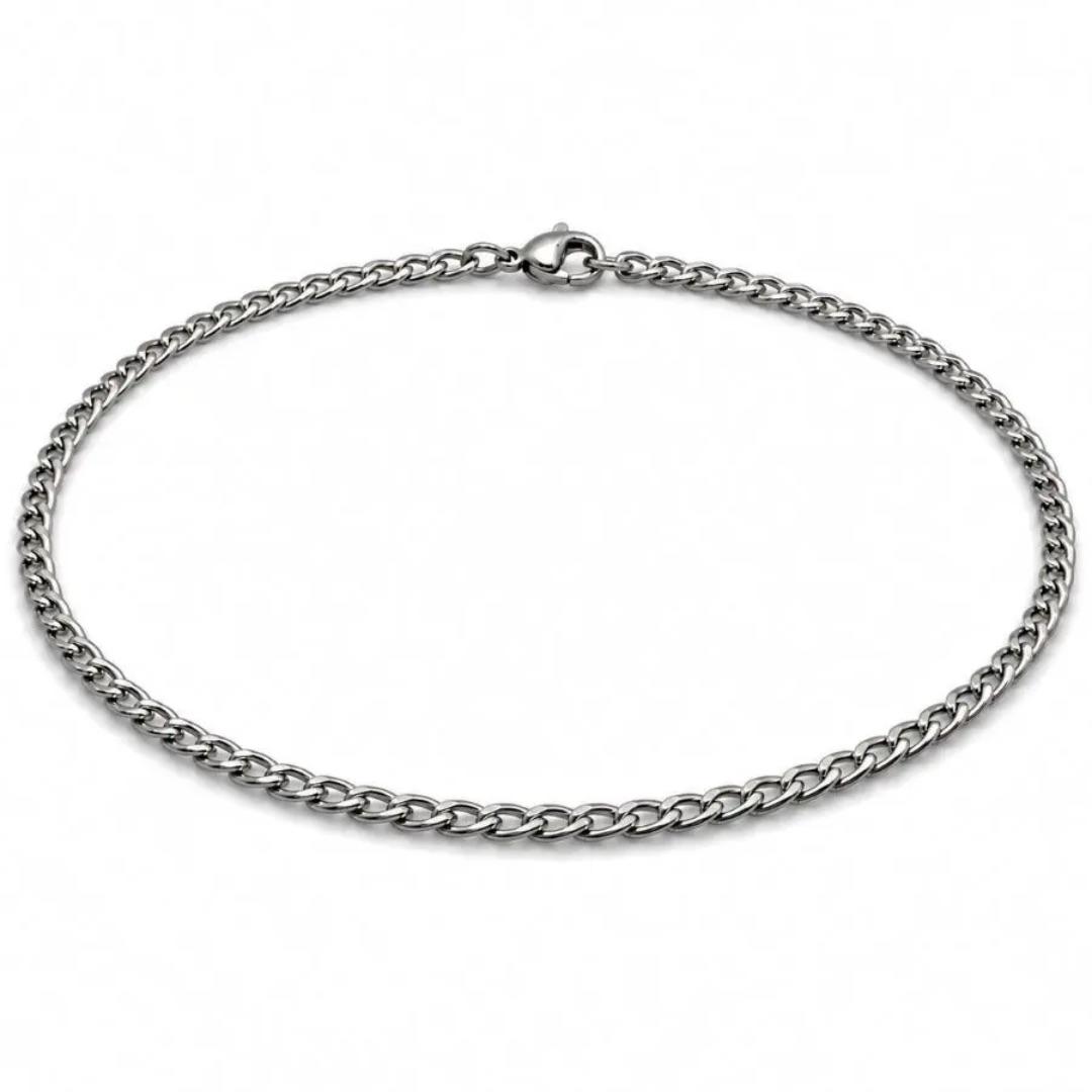 Aço Pulseira Masculina Elo 21cmx2mm