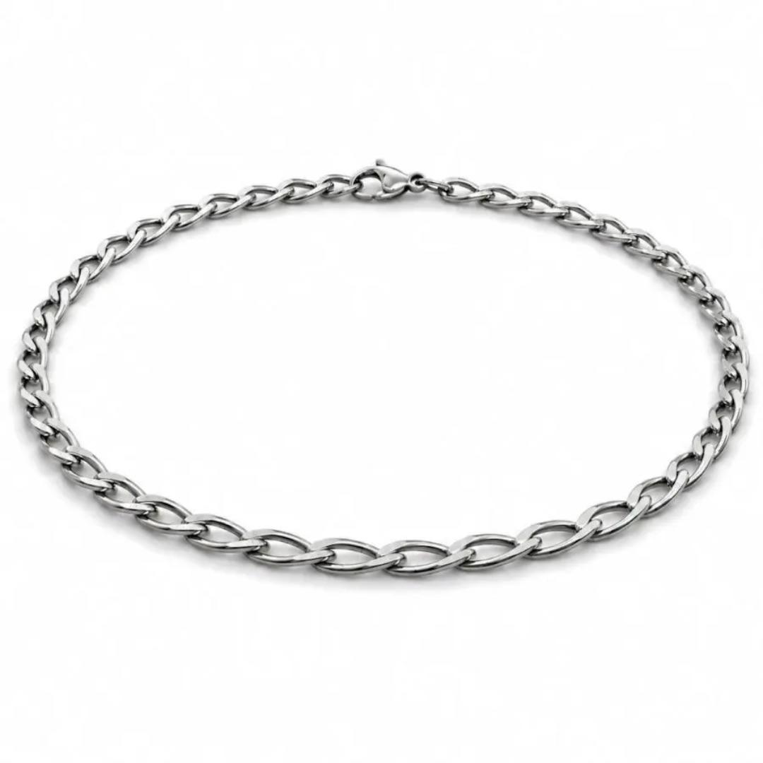Aço Pulseira Masculina Elo 21cmx4mm