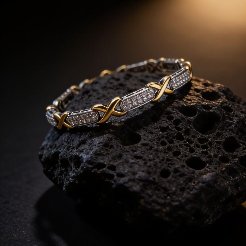Pulseira em X inspiracao