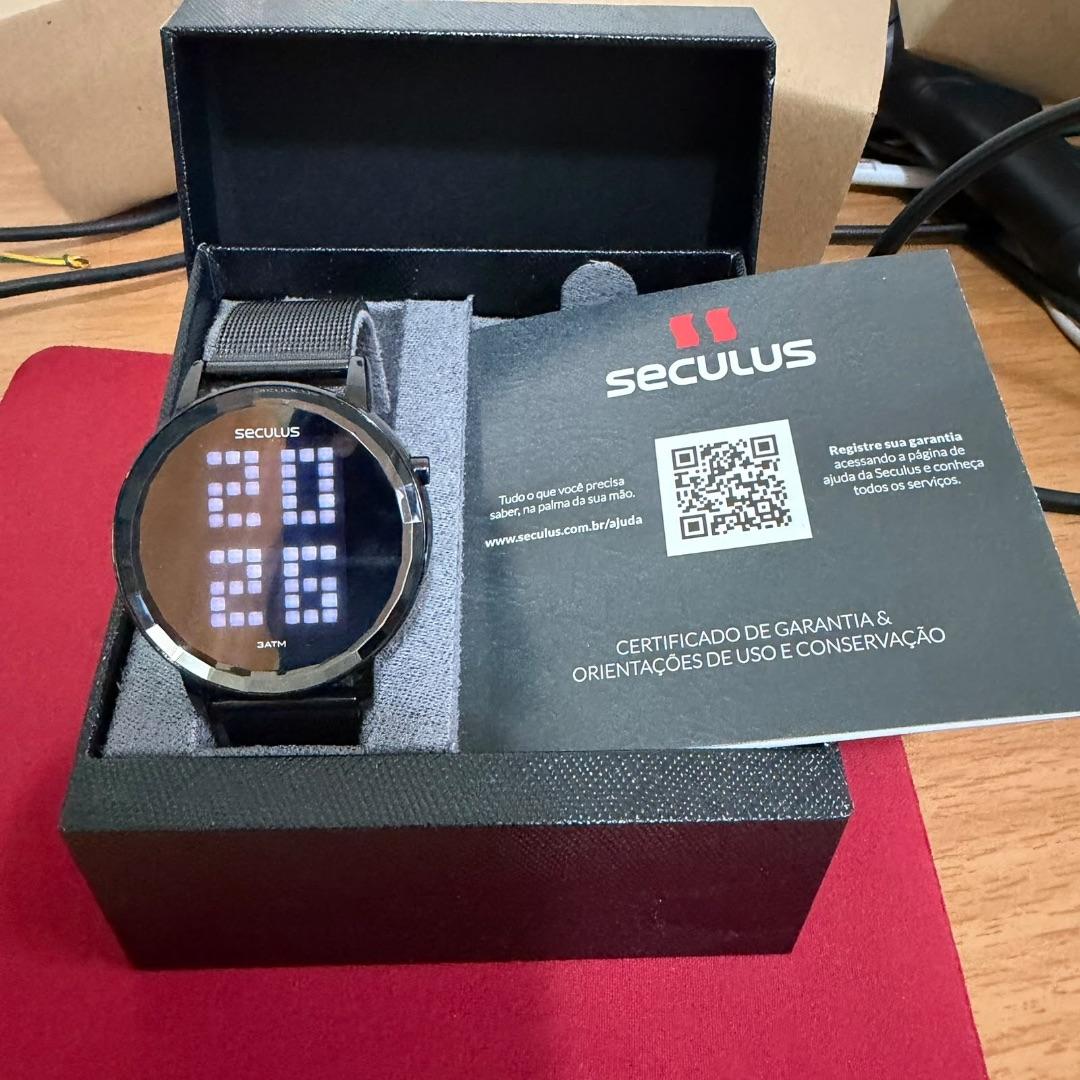 Relógio Seculus Preto